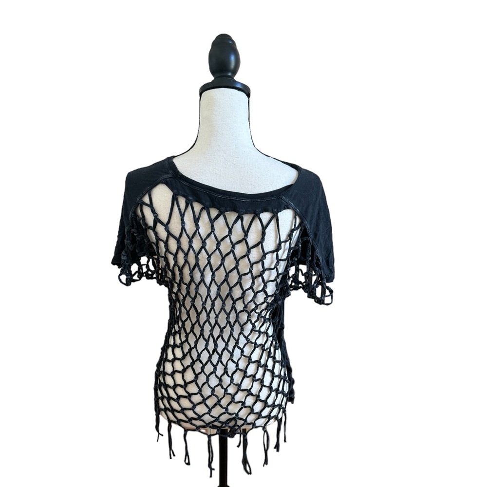 Net Back Short Sleeve Tee - Picture 1 of 2
